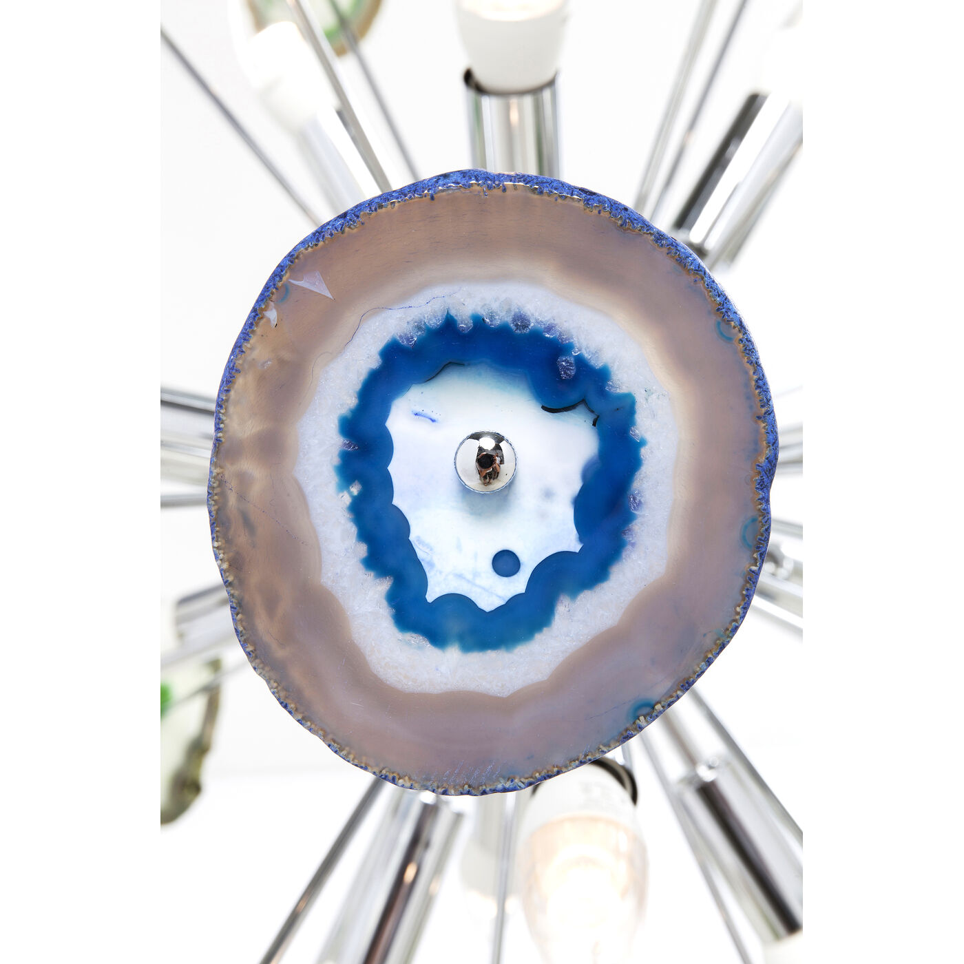 Светильник подвесной Chips Colore Chrome Ø61 см KARE 61473