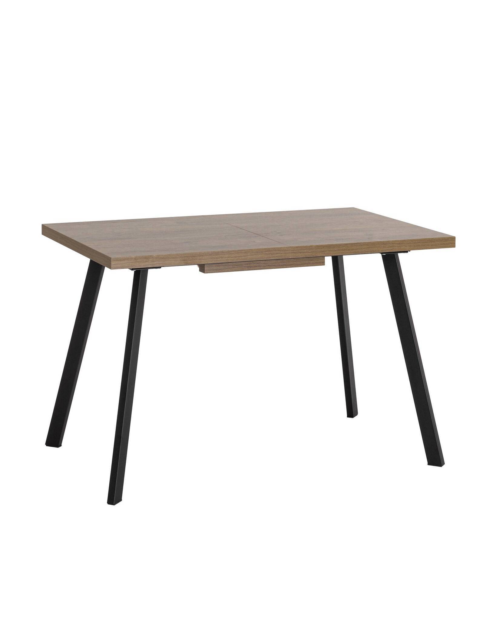 Стол Plain 116-158*74 дуб Ка/черный Stool Group