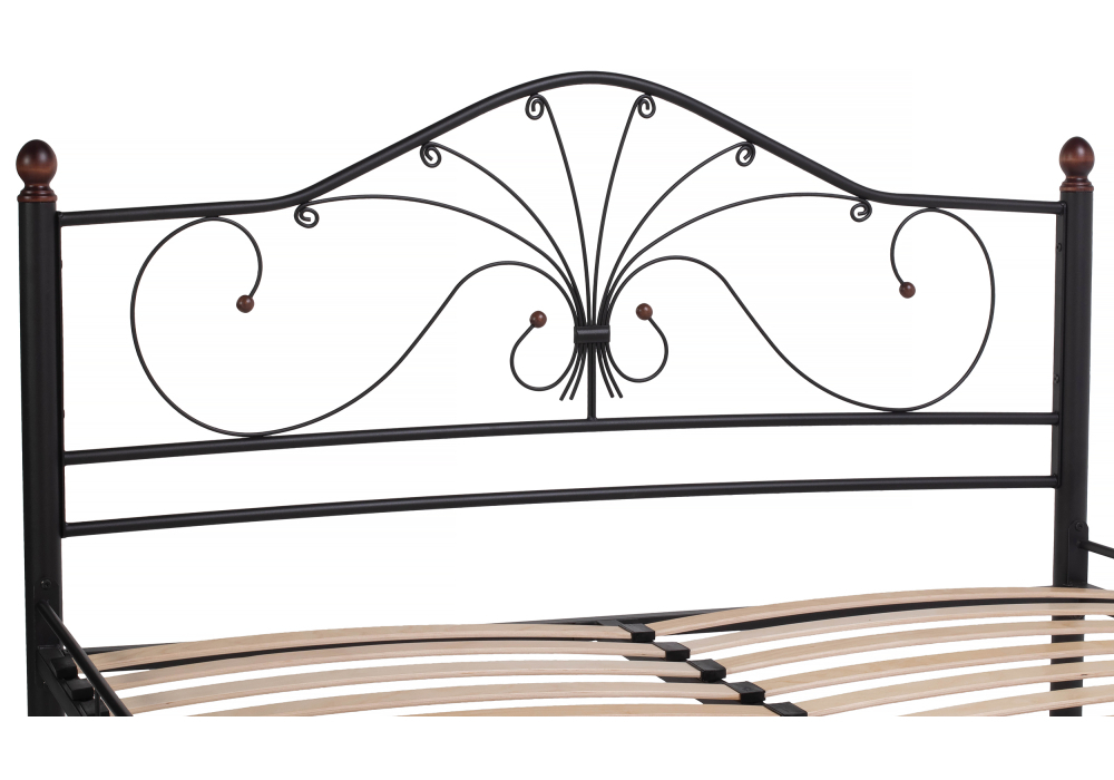 Кровать Woodville Мэри 2 160х200 черная 402982