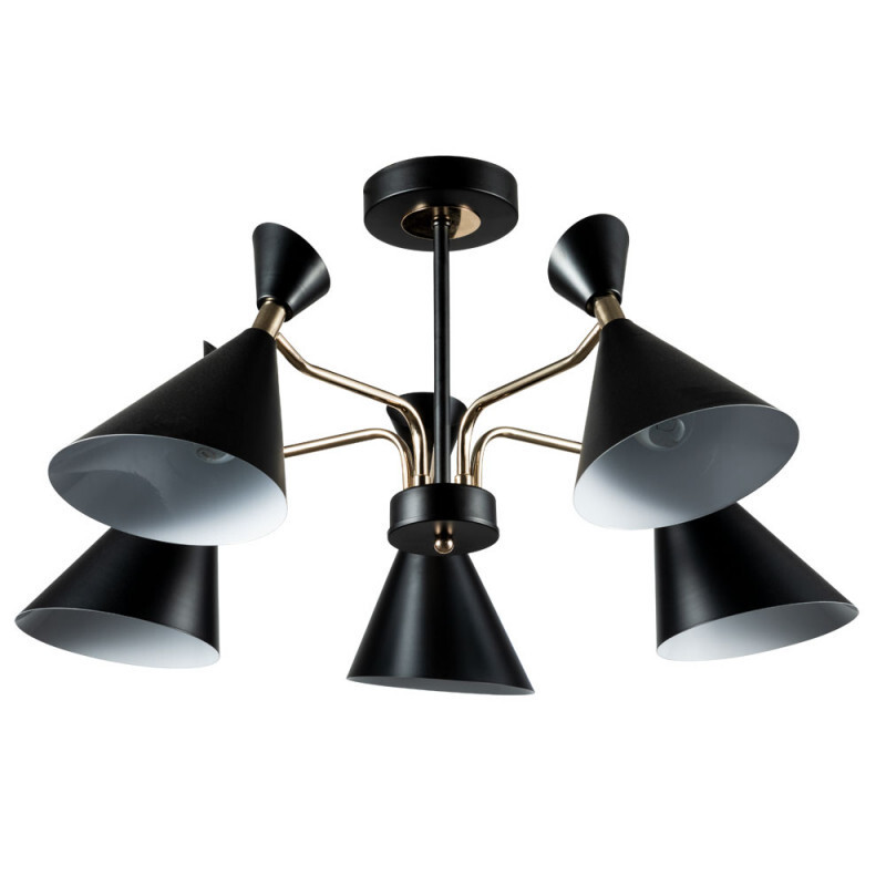 Люстра на штанге Arte Lamp A2711PL-5BK
