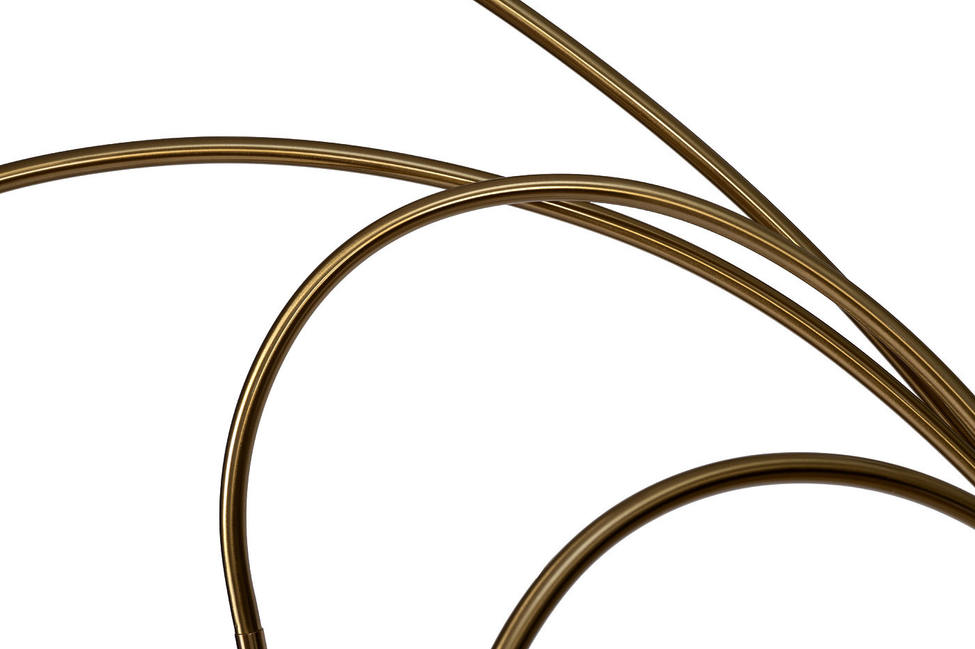 Торшер Grappolo латунь/стекло прозрачное Garda Decor 92EL-YG21102-5F