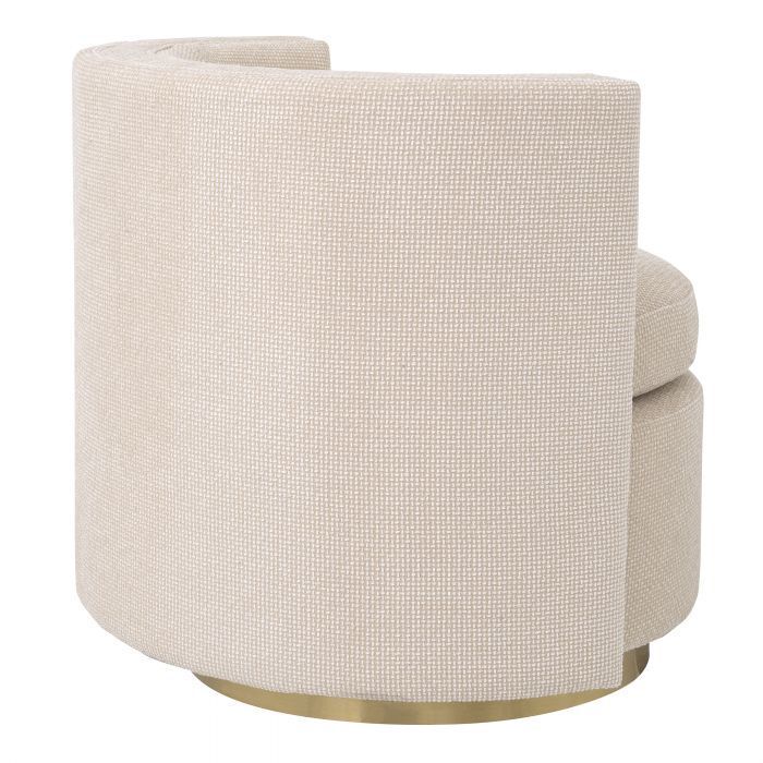 Вращающееся кресло Eichholtz Amanda beige 116339