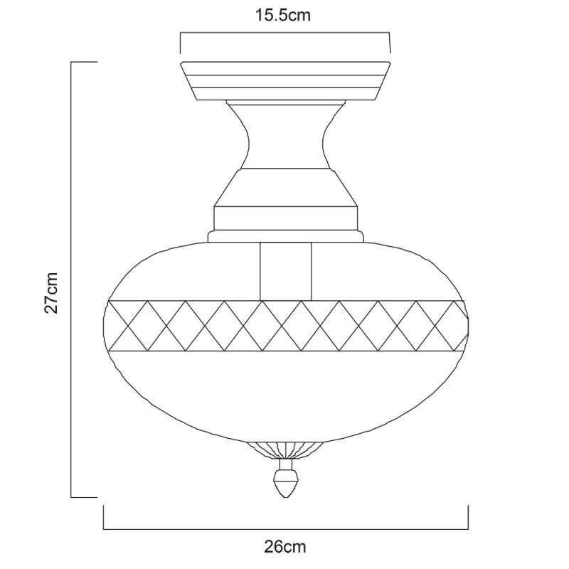 Накладная люстра Arte Lamp A2303PL-1SG