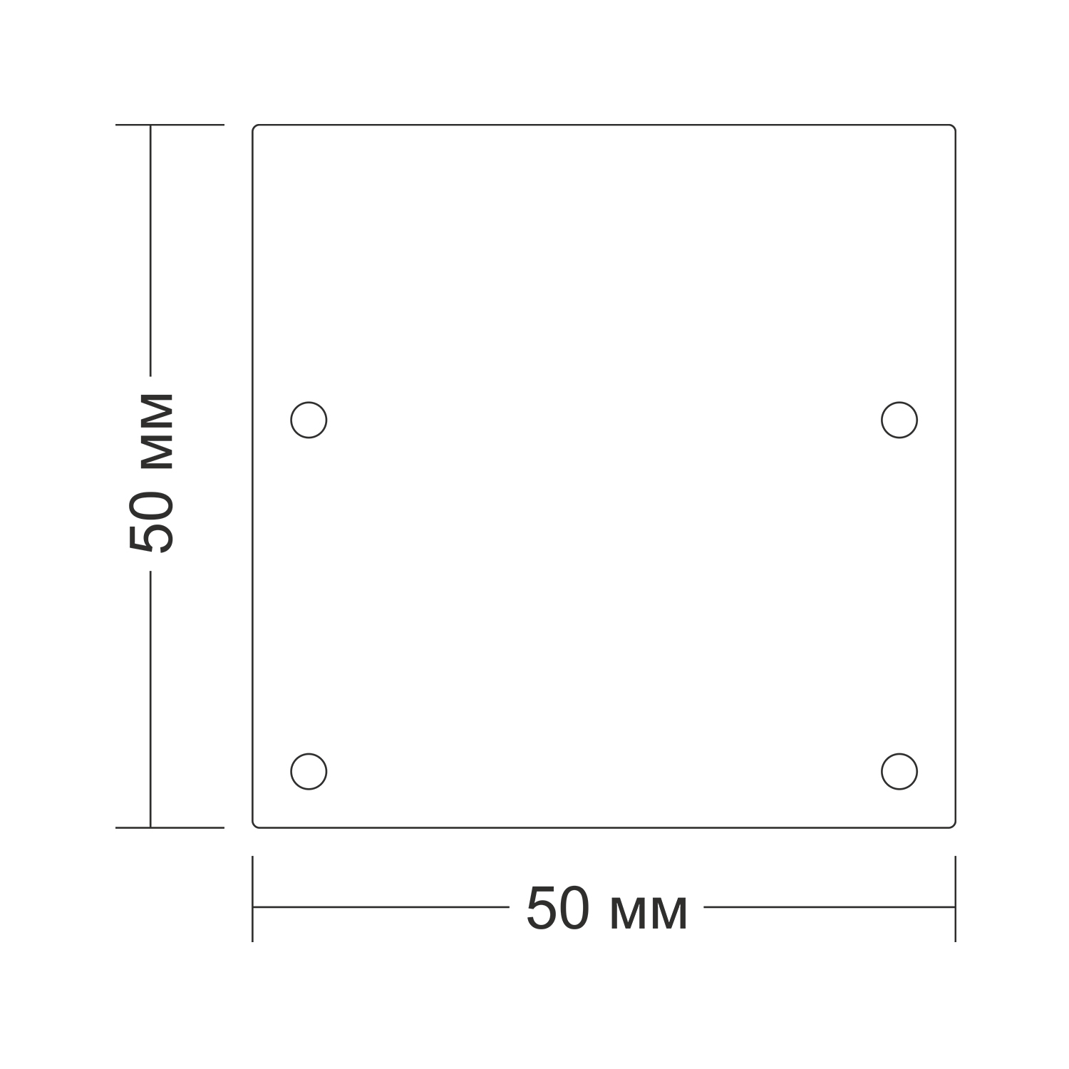 Заглушка для накладного профиля 13305-Z Black