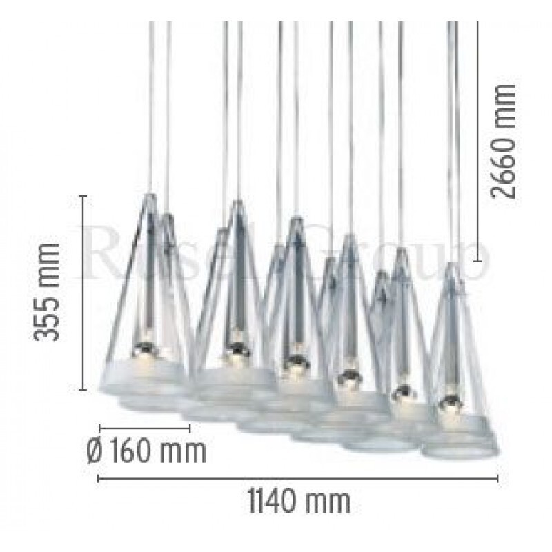 Подвесной светильник Flos FUCSIA 12