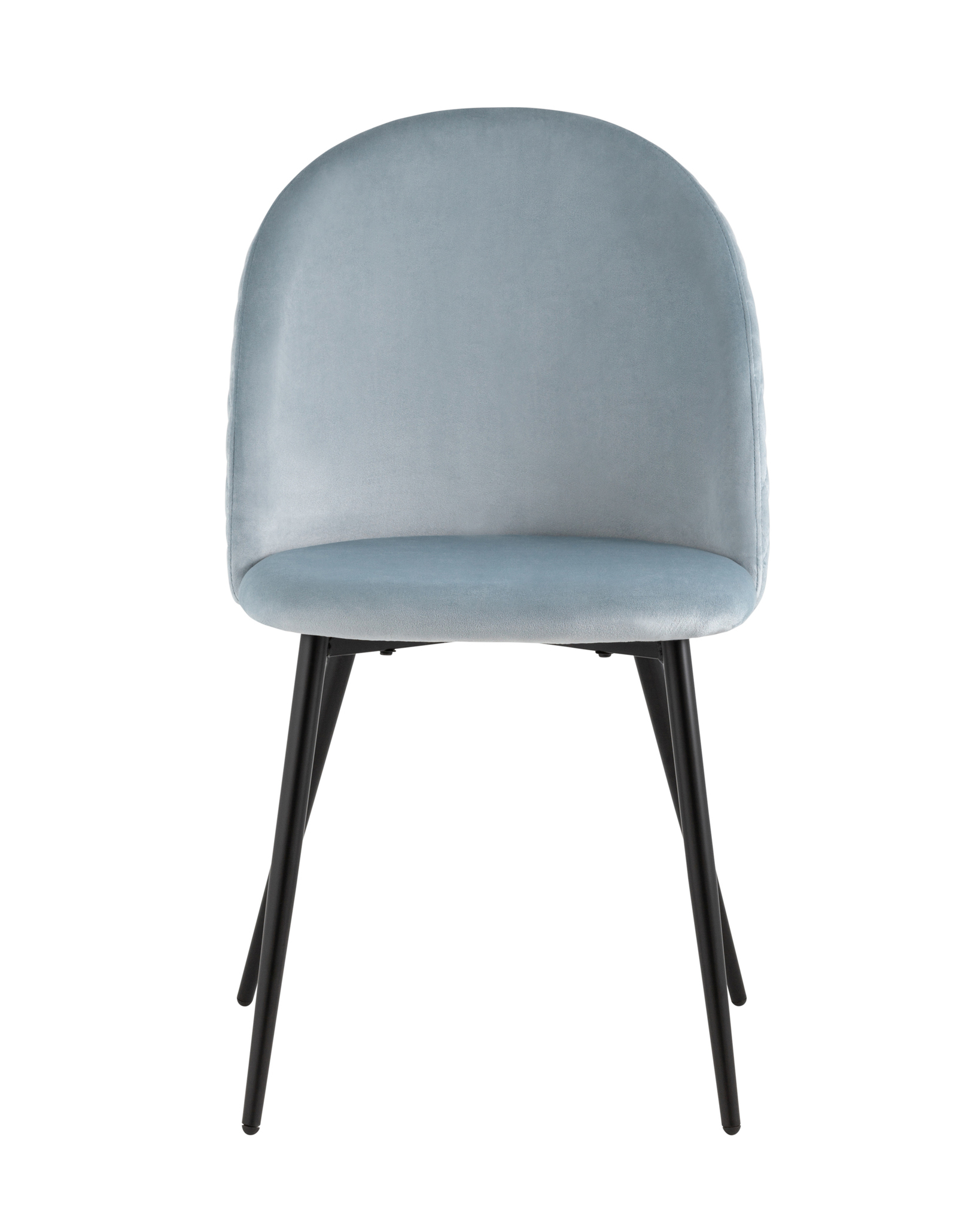 Стул Lilly велюр серо-голубой Stool Group