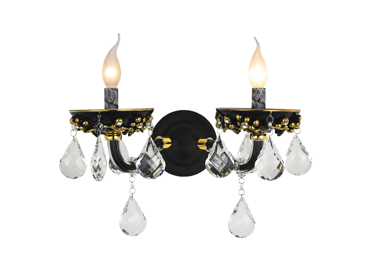 Хрустальная Бра Donolux W110202/2black