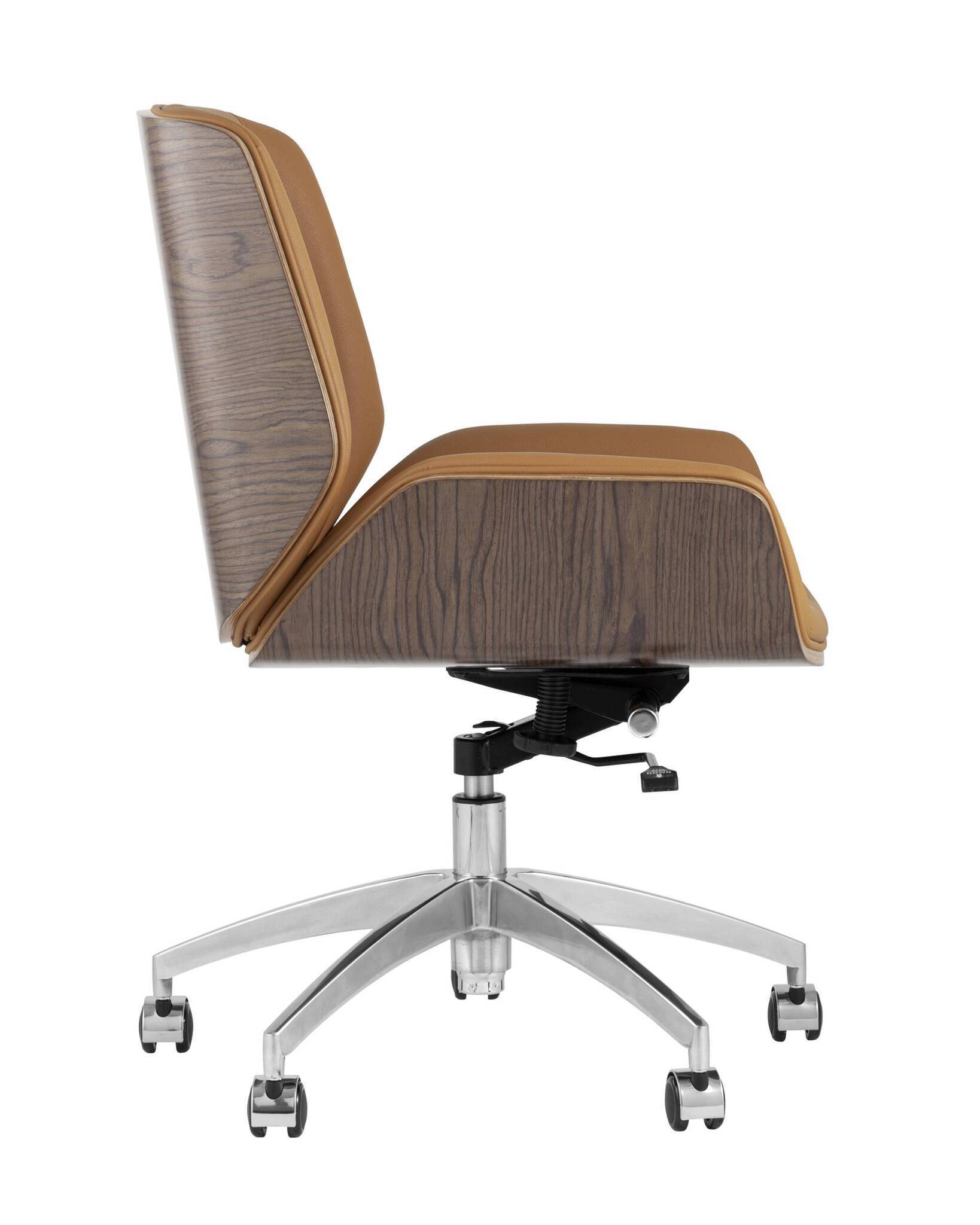 Кресло офисноеs Crown коричневое TopChairs