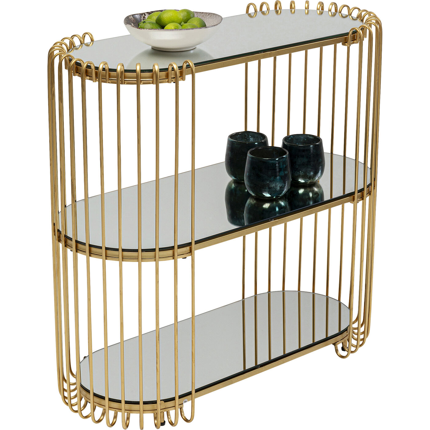 Консоль Wire Brass 81x78 см KARE 87707