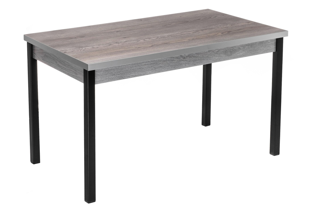 Стол деревянный Woodville Оригон навара / черный матовый 368663