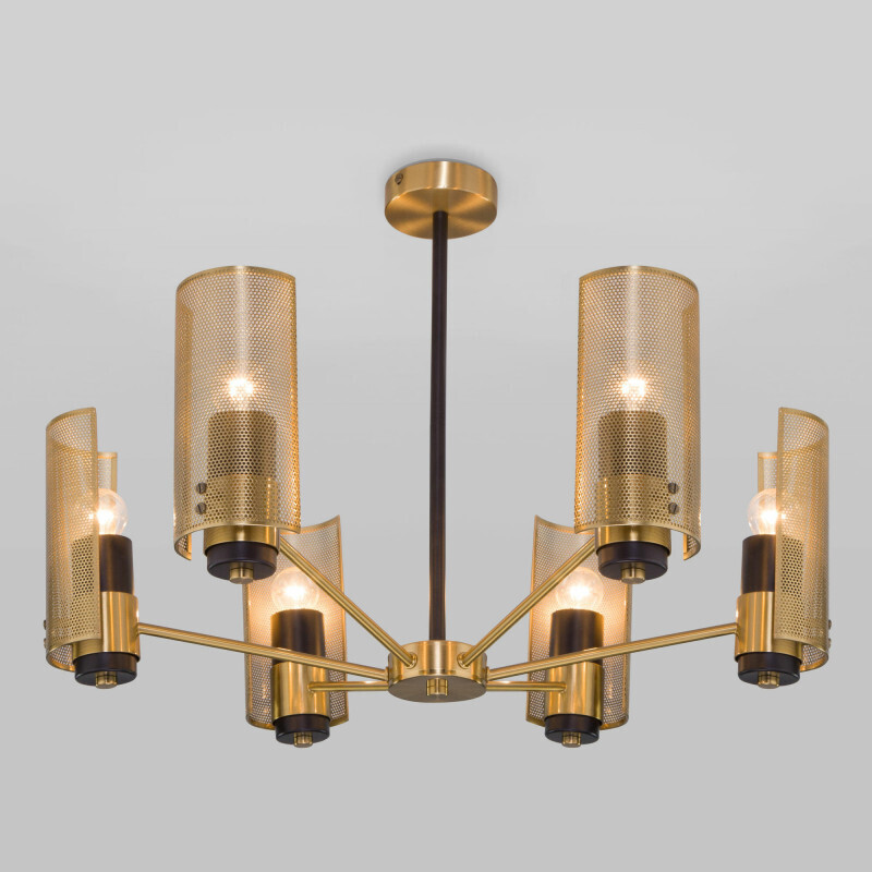 Люстра на штанге Eurosvet 70139/6 латунь