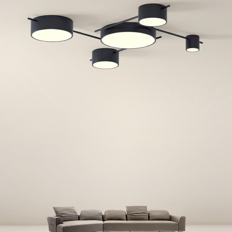 Потолочная люстра CHUTE С Black by ImperiumLoft