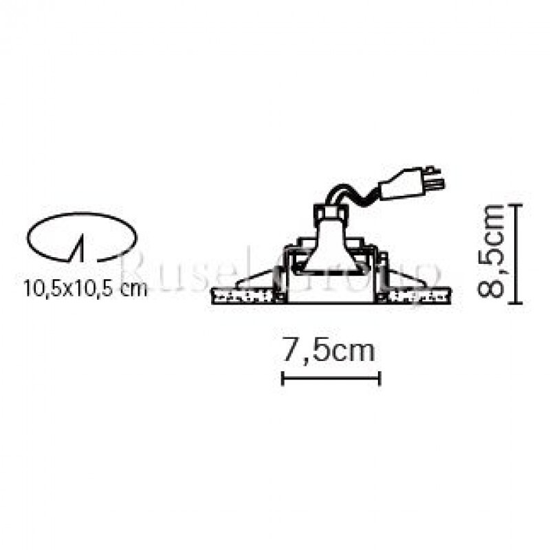 Встраиваемый светильник Fabbian Tools F19 F10 01