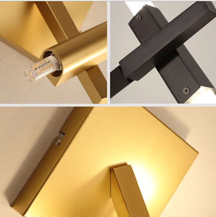 Настенный светильник Агнес Sconce 4 Графит by ImperiumLoft