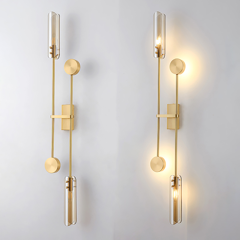 Настенный светильник ANDREAS Brass Grey by ImperiumLoft