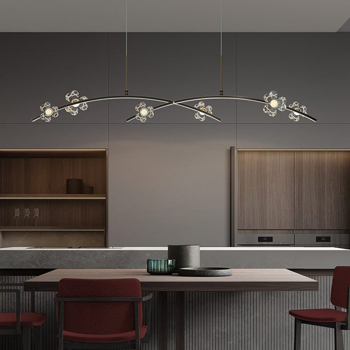 Подвесной светильник CAMILIA ARC L100 Black by ImperiumLoft