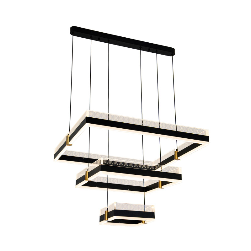 Каскадная люстра LED4U L7801-600 BK