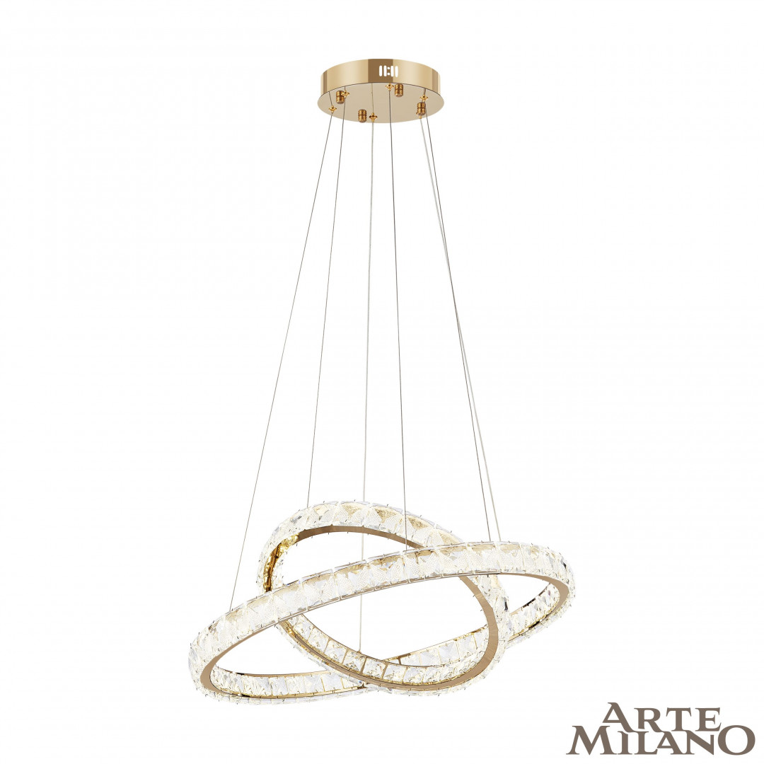 Люстра светодиодная с пультом 311311/D600-D400 GD Arte Milano