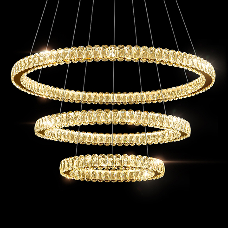 Подвесная люстра SEFENIAS B D50+70+90 Brass by ImperiumLoft