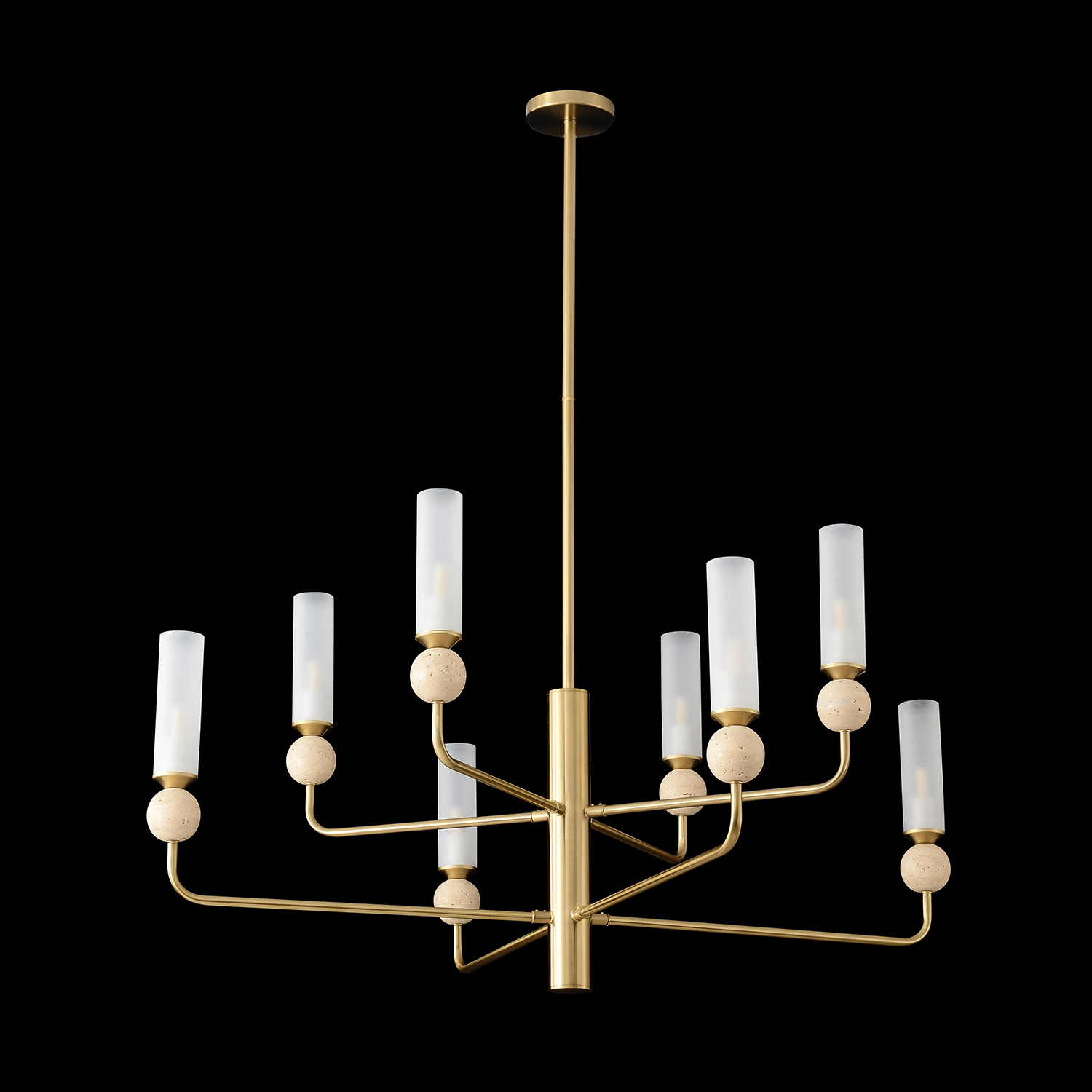 Люстра Crystal Lux SIMPLY SP8 BRASS
