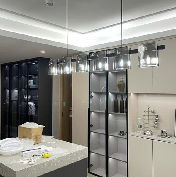 Подвесной светильник JANICE LONG Black by ImperiumLoft