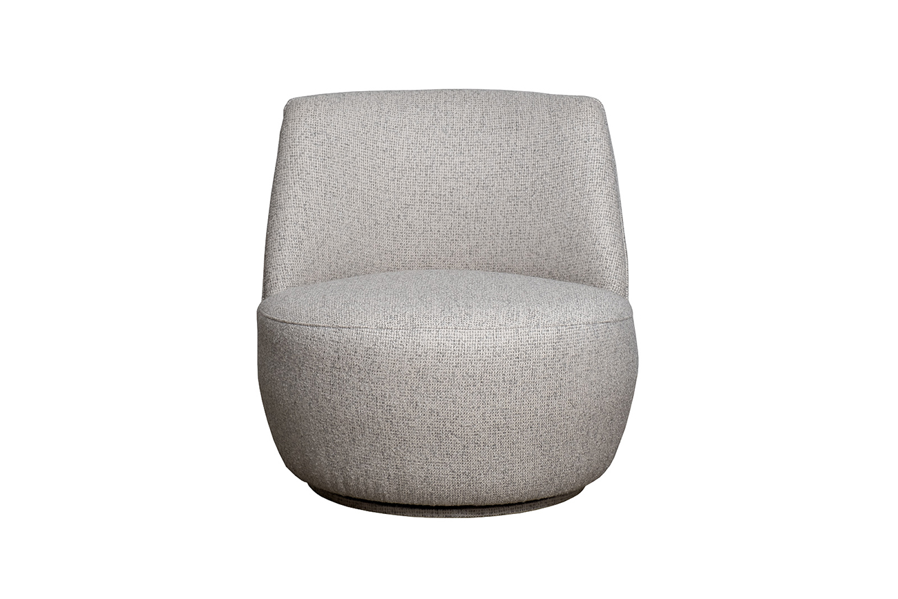 Кресло GD/Rivoli поворотное рогожка св.бежевое Santo1902-SECRU 73*80*74 Garda Decor GD/RIVOLI-K-Santo1902-SECRU