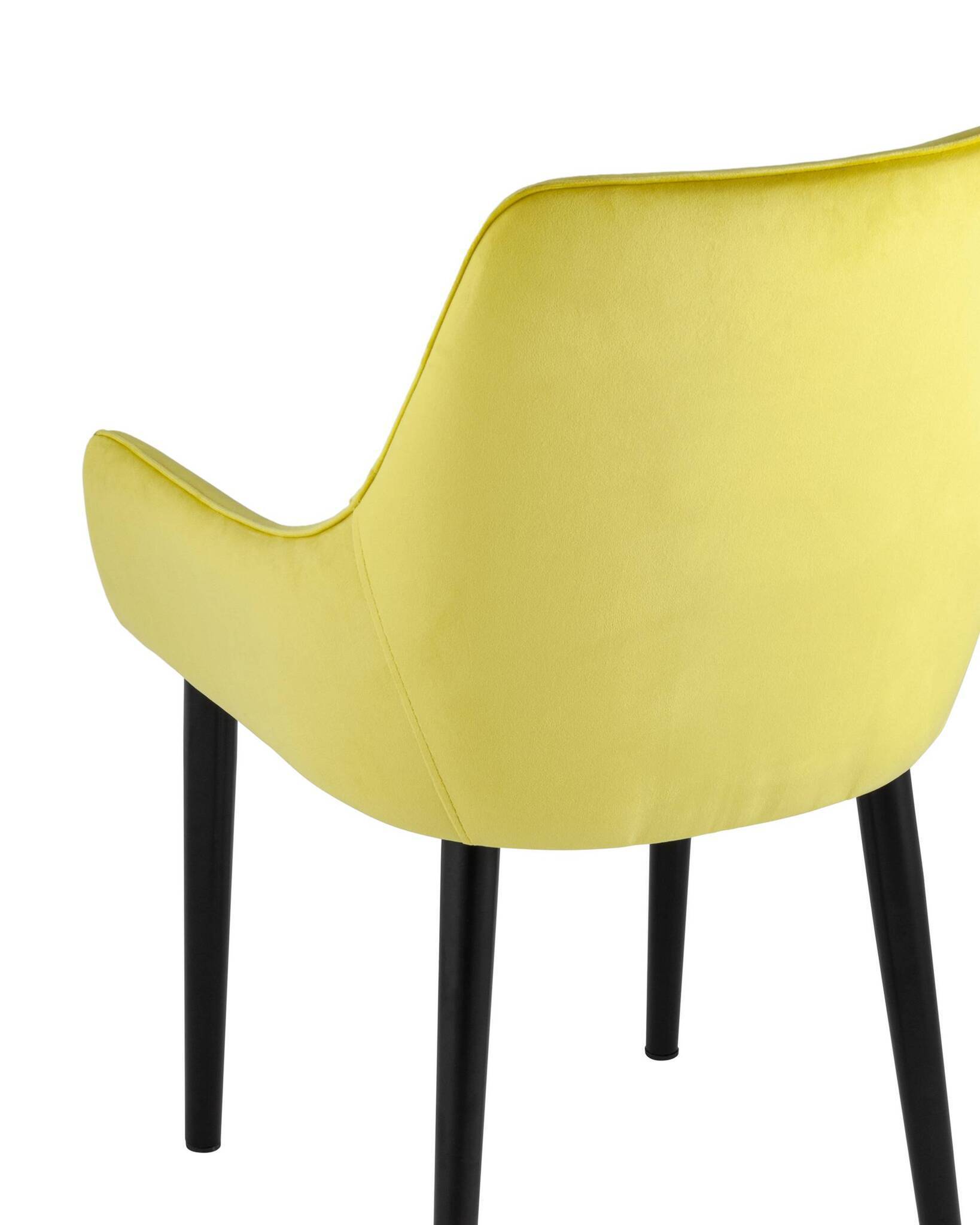 Стул Джоан велюр жёлтый Stool Group