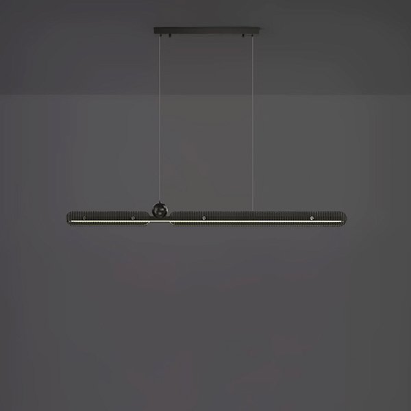 Реечный, рядный светильник CHIFFA B L120 Black by ImperiumLoft