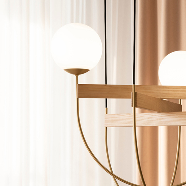 Подвесной светильник GIERTON D54 Dark brown by ImperiumLoft