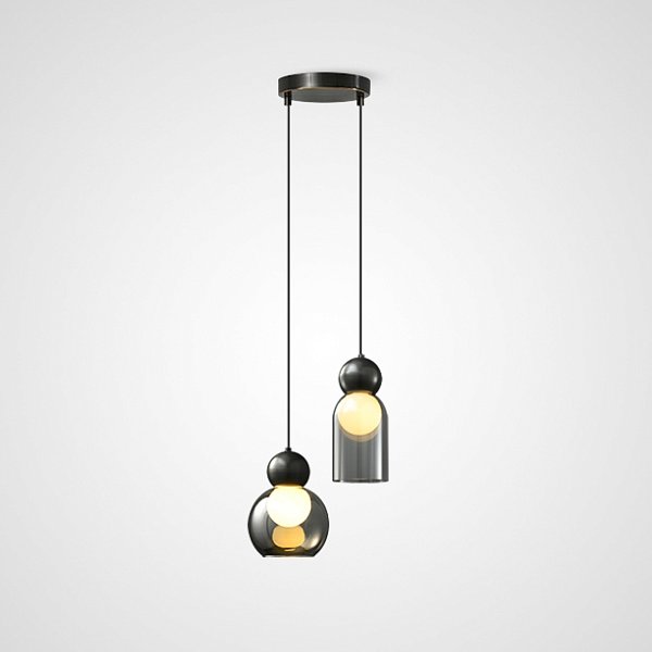 Подвесной светильник FANUEL DUO Black by ImperiumLoft