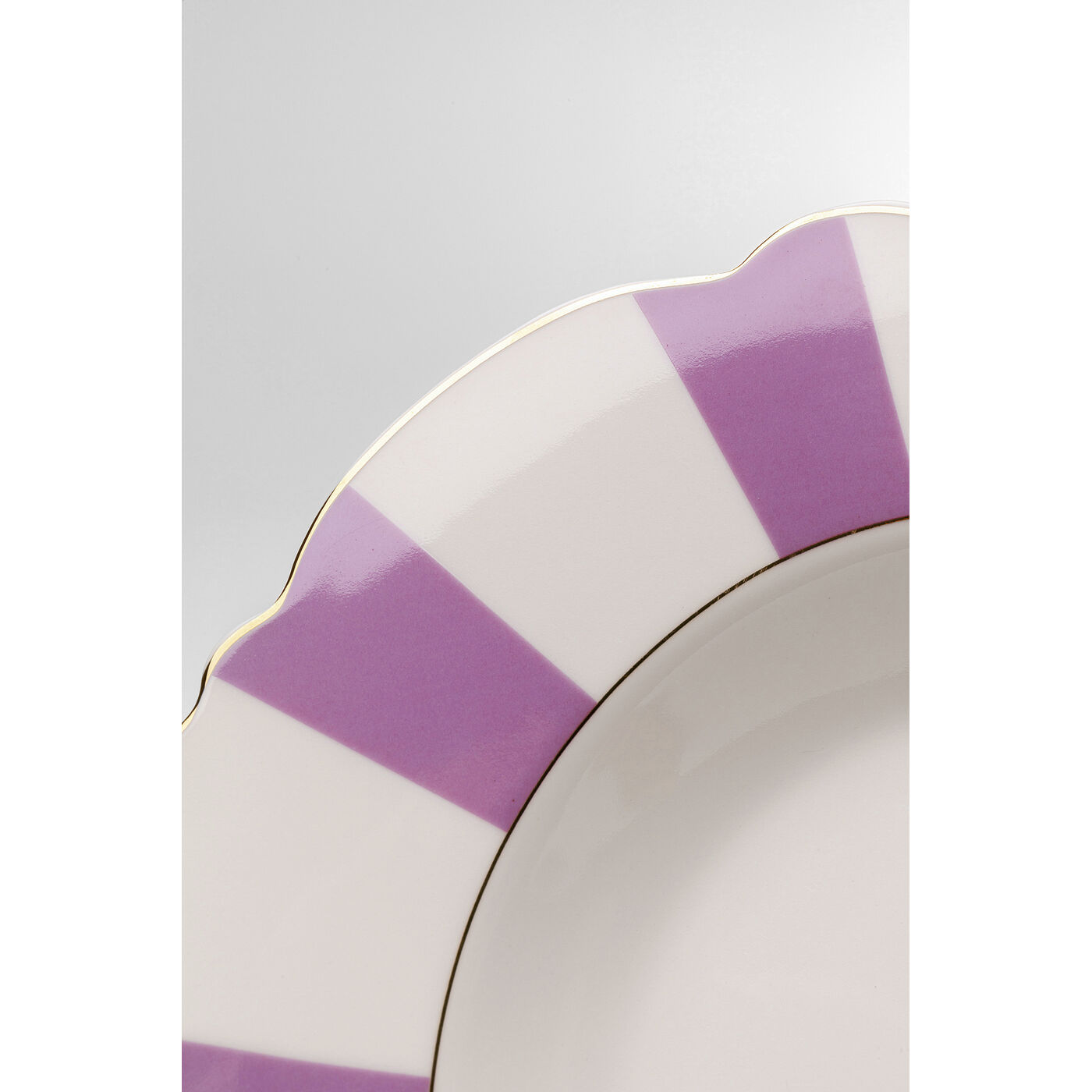 Тарелка Deep Harlequin Purple Ø23cm KARE 56990