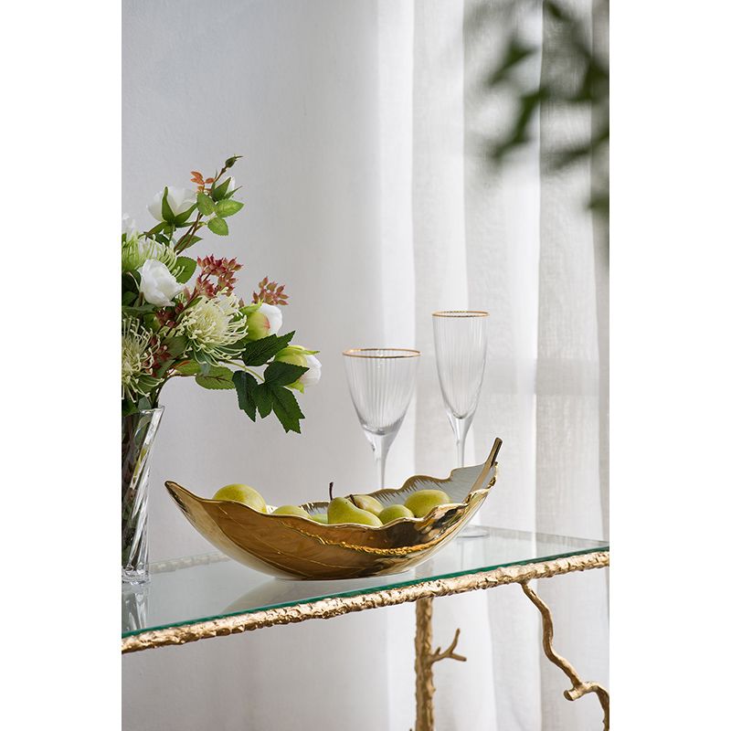 Блюдо декоративное Лист Glasar 8850