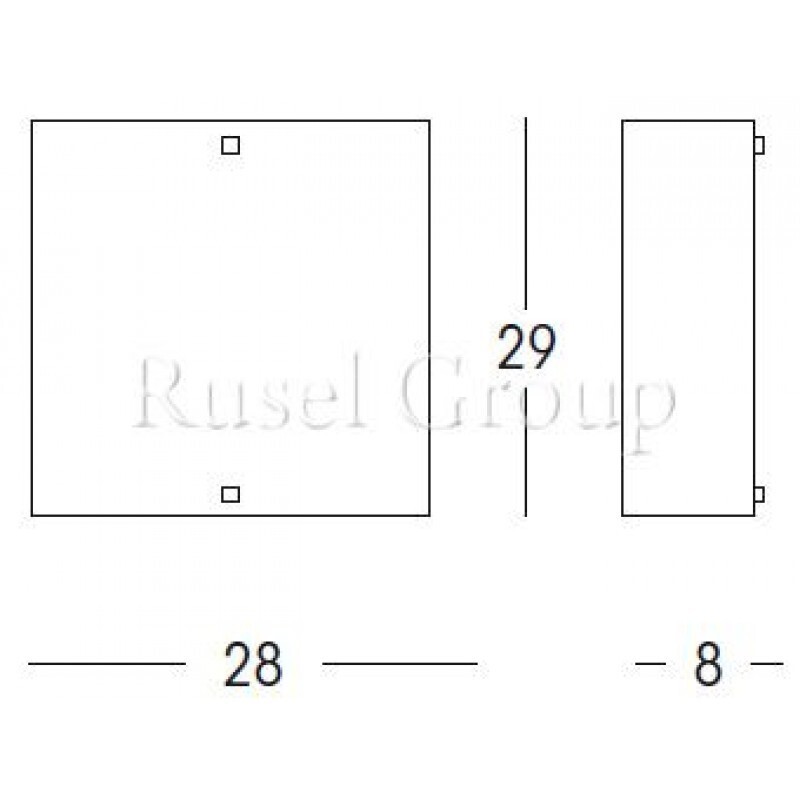 Настенно-потолочный светильник Linea Light Wally 71570