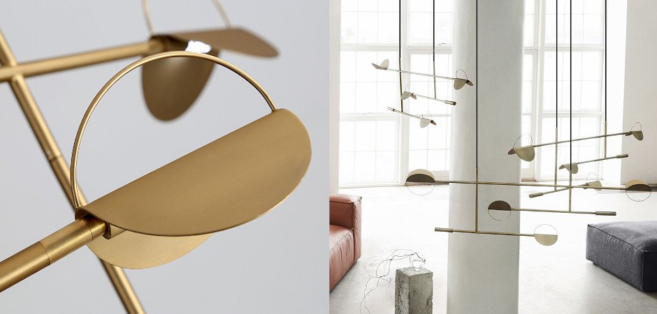 Люстра Bolia Leaves Pendant Brass By Imperiumloft