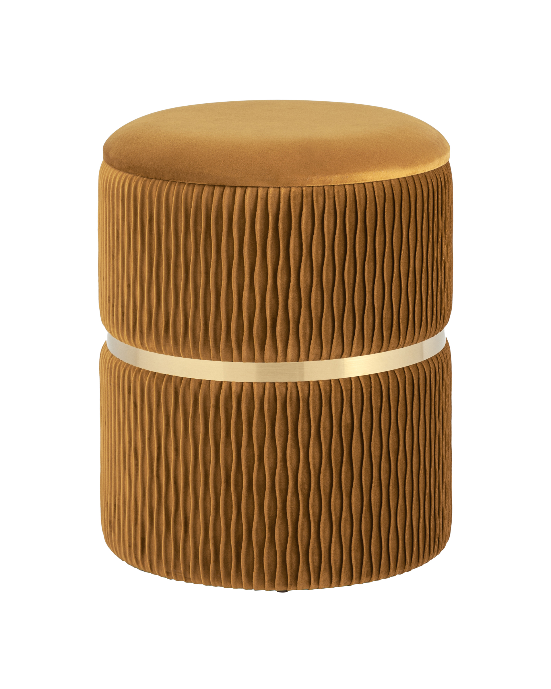 Пуф Джесси с ящиком велюр горчичный Stool Group