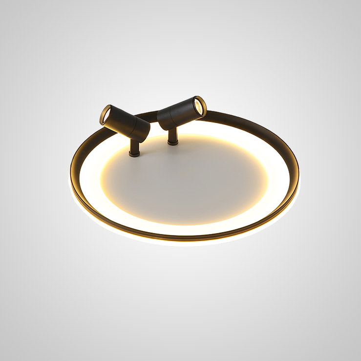 Потолочный светильник GARB B D40 Black by ImperiumLoft