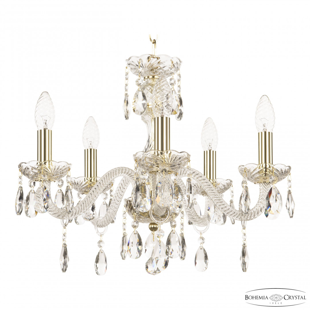 Люстра хрустальная 117/5/165 G Bohemia Ivele Crystal