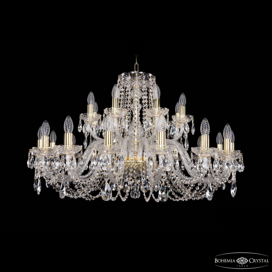 Люстра хрустальная 1402/16+8/360 G