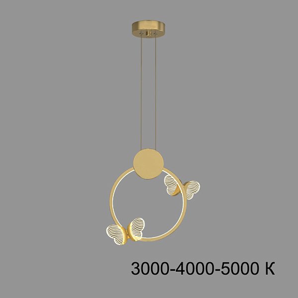 Подвесной светильник BABETTA GEOMETRY B Brass Трехцветный свет by ImperiumLoft