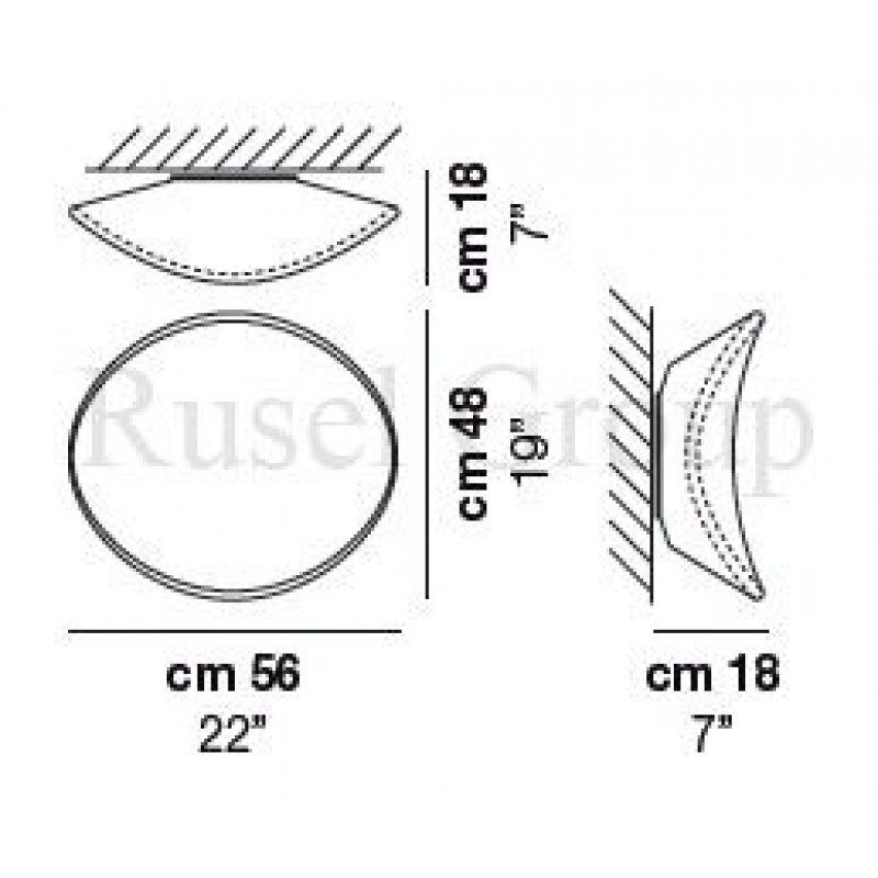 Настенно-потолочный светильник Vistosi BALANCE PP G