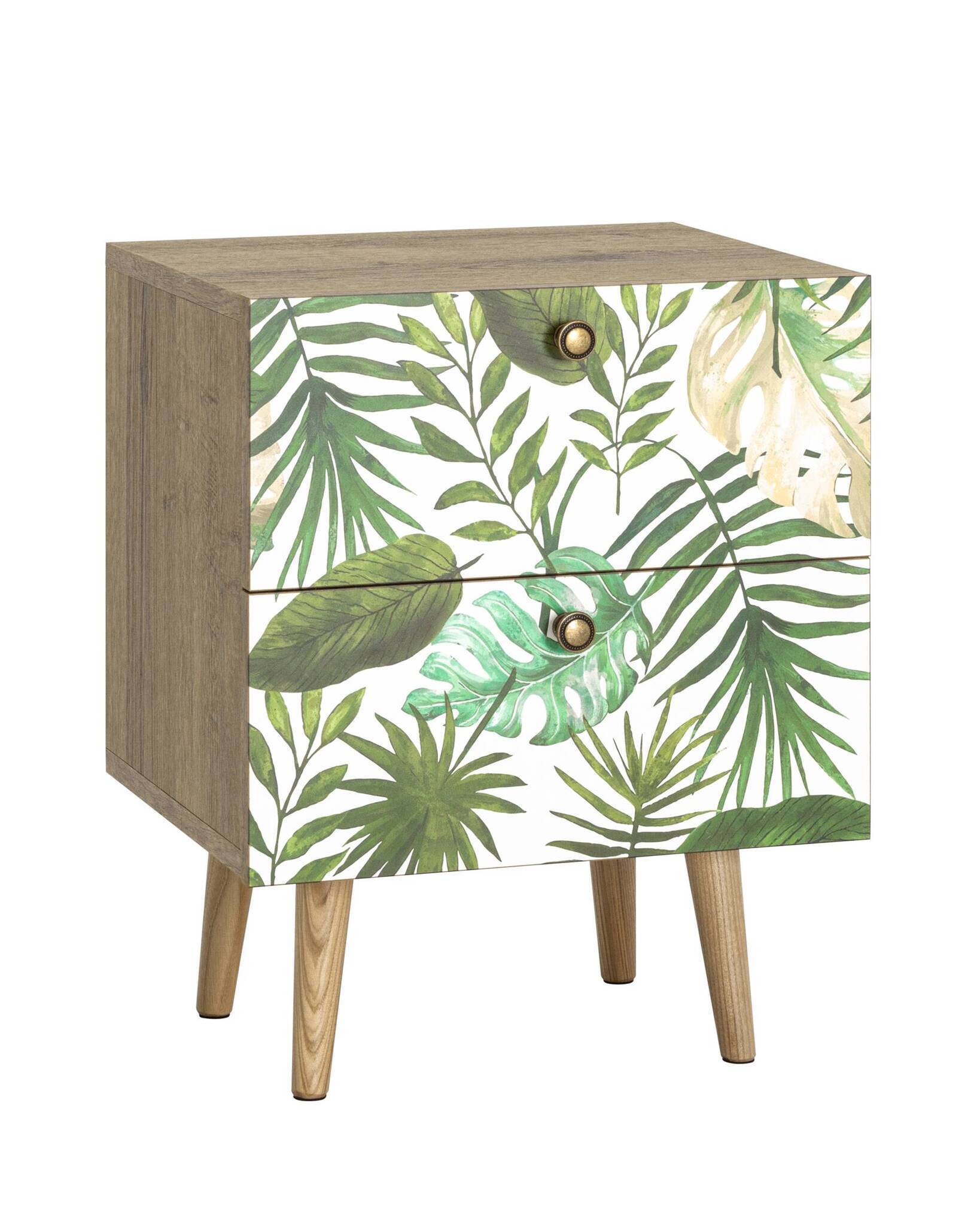 Тумбочка Berber с двумя ящиками 4 принт Stool Group