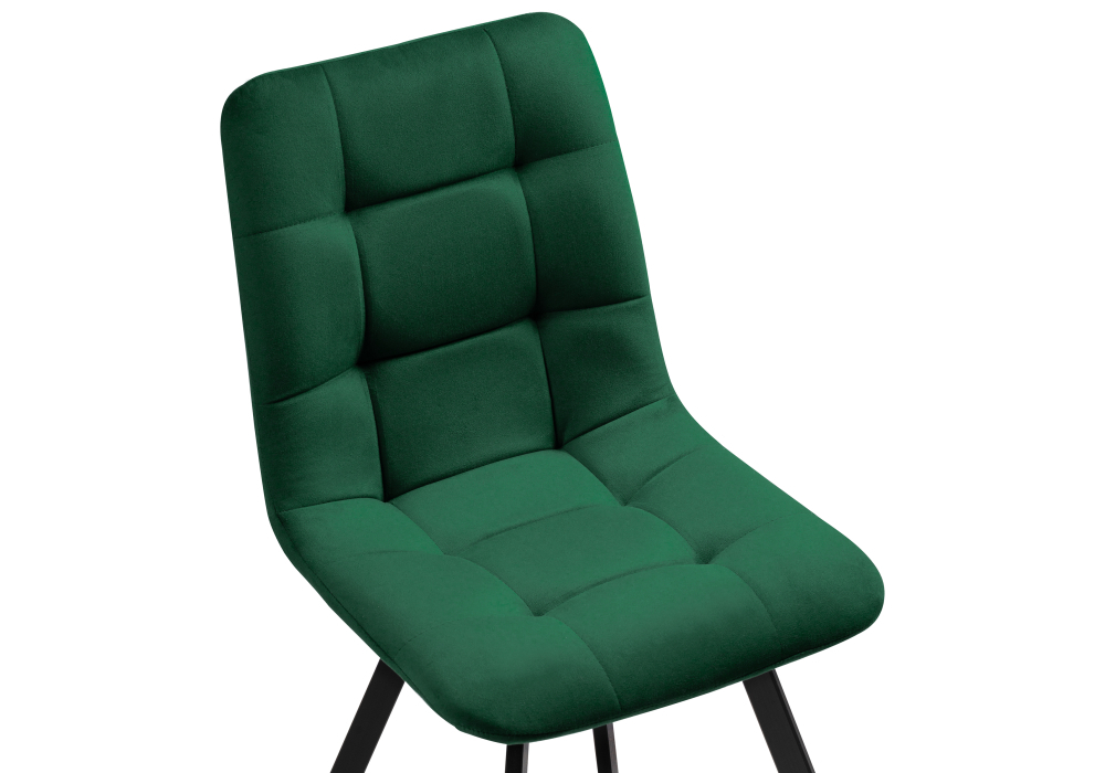 Стул Woodville Чилли  черный / зеленый 489714