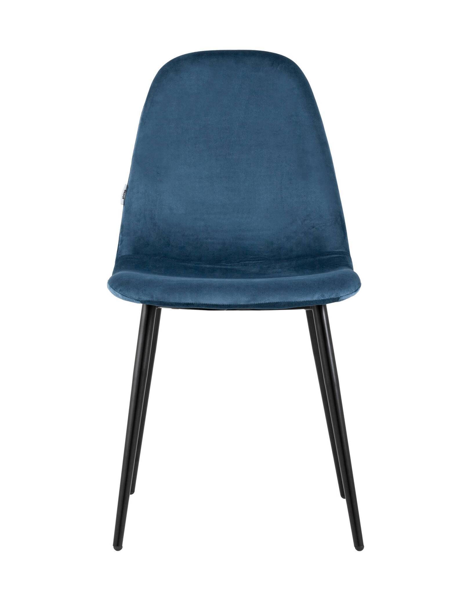 Стул Норман велюр пыльно-синий Stool Group