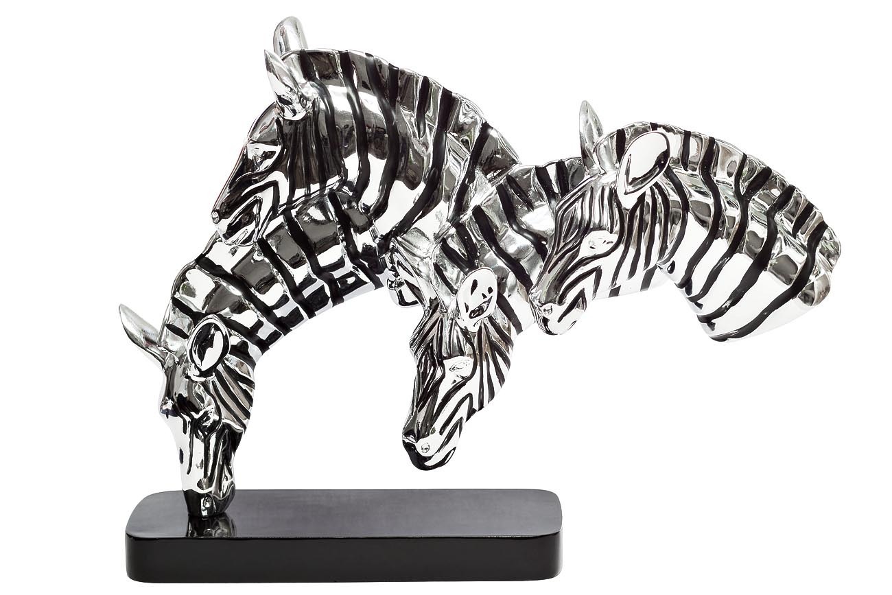 Статуэтка "Зебра" серебряная Garda Decor D6236