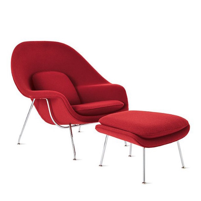 Кресло Womb Chair And Ottoman Designed By Eero Saarinen In 1948 By Imperiumloft