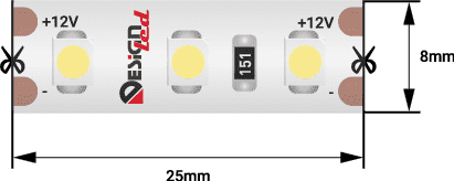 Лента светодиодная DesignLed DSG3120-12-NW-65