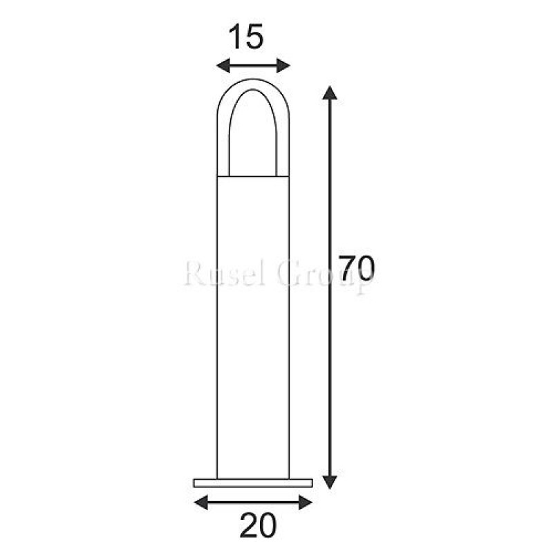 Уличный светильник SLV RUSTY CONE 70 229432