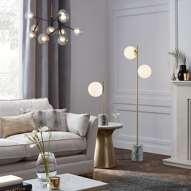 Подвесная Люстра Pearl  L5 Grey By Imperiumloft