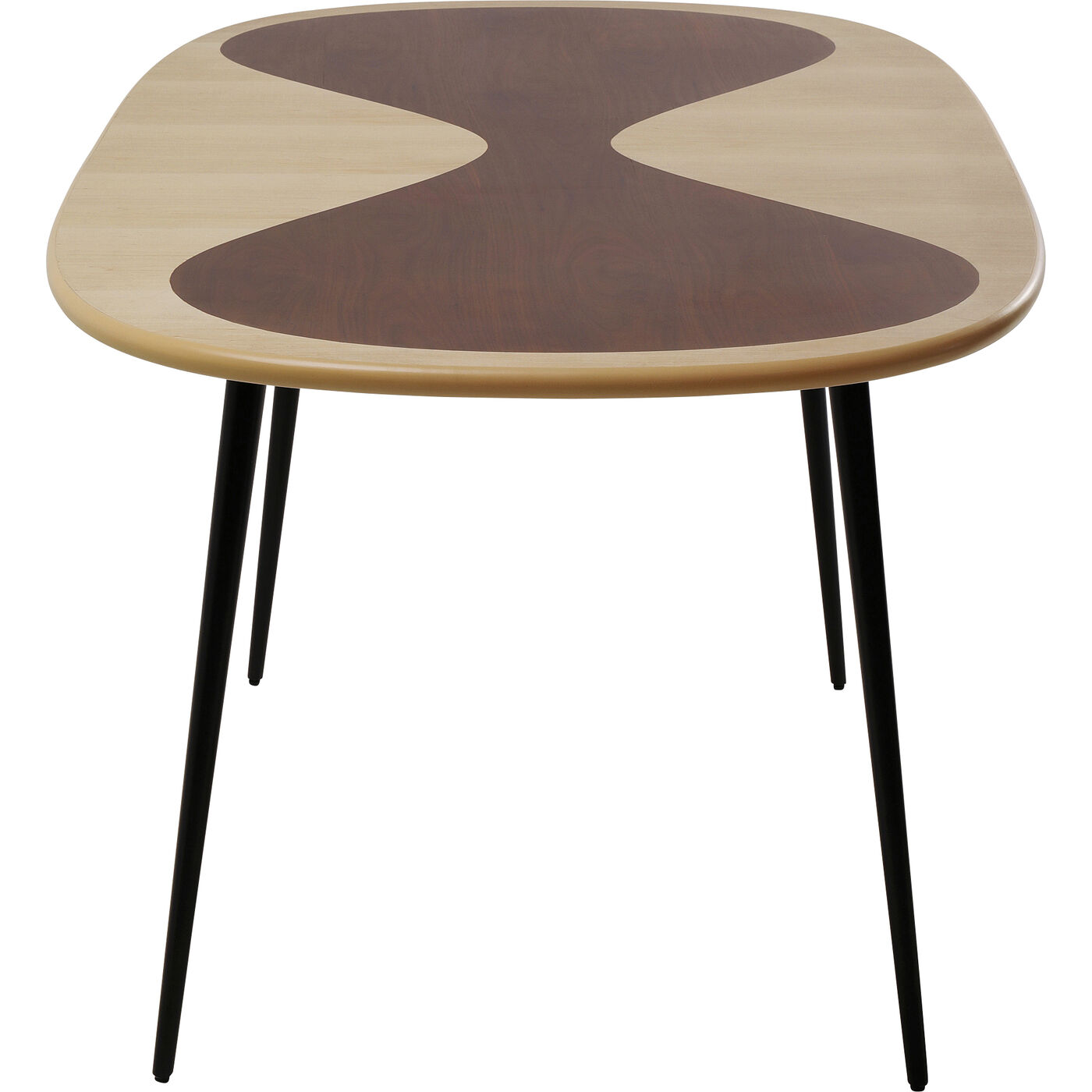 Стол KARE x Karim Rashid Petal Nature Black 150x90cm KARE 70858