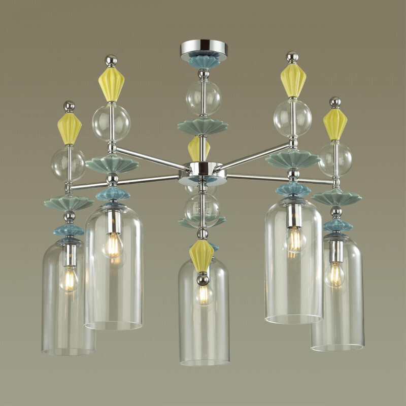 Люстра на штанге Odeon Light 4893/5C